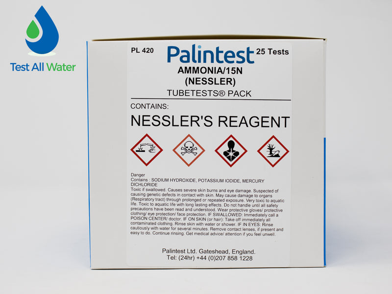 Palintest Ammonia Tubetests 0 - 15 mg/L N