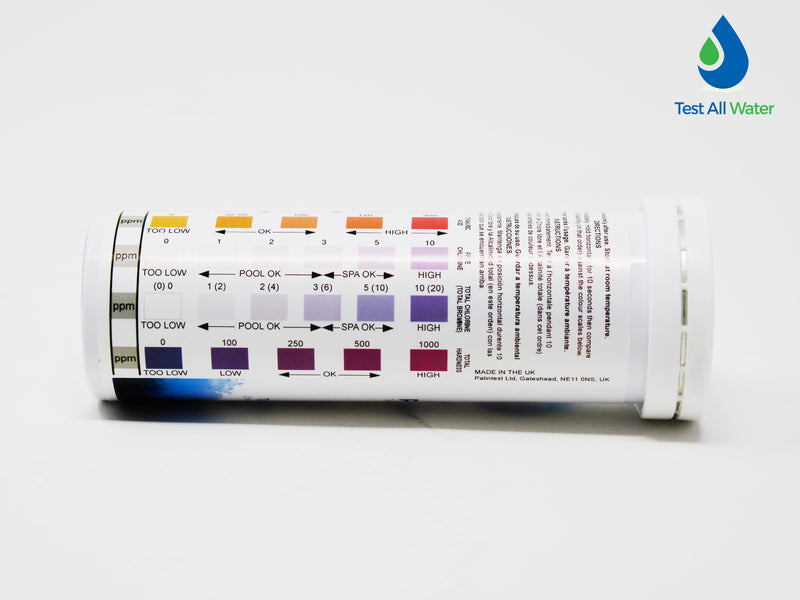 Palintest Water Test Strips (6 Way Test Strips)