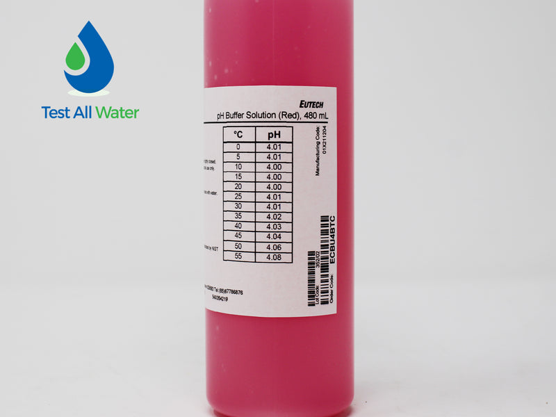 Eutech pH 4  Buffer Solution - 480ml