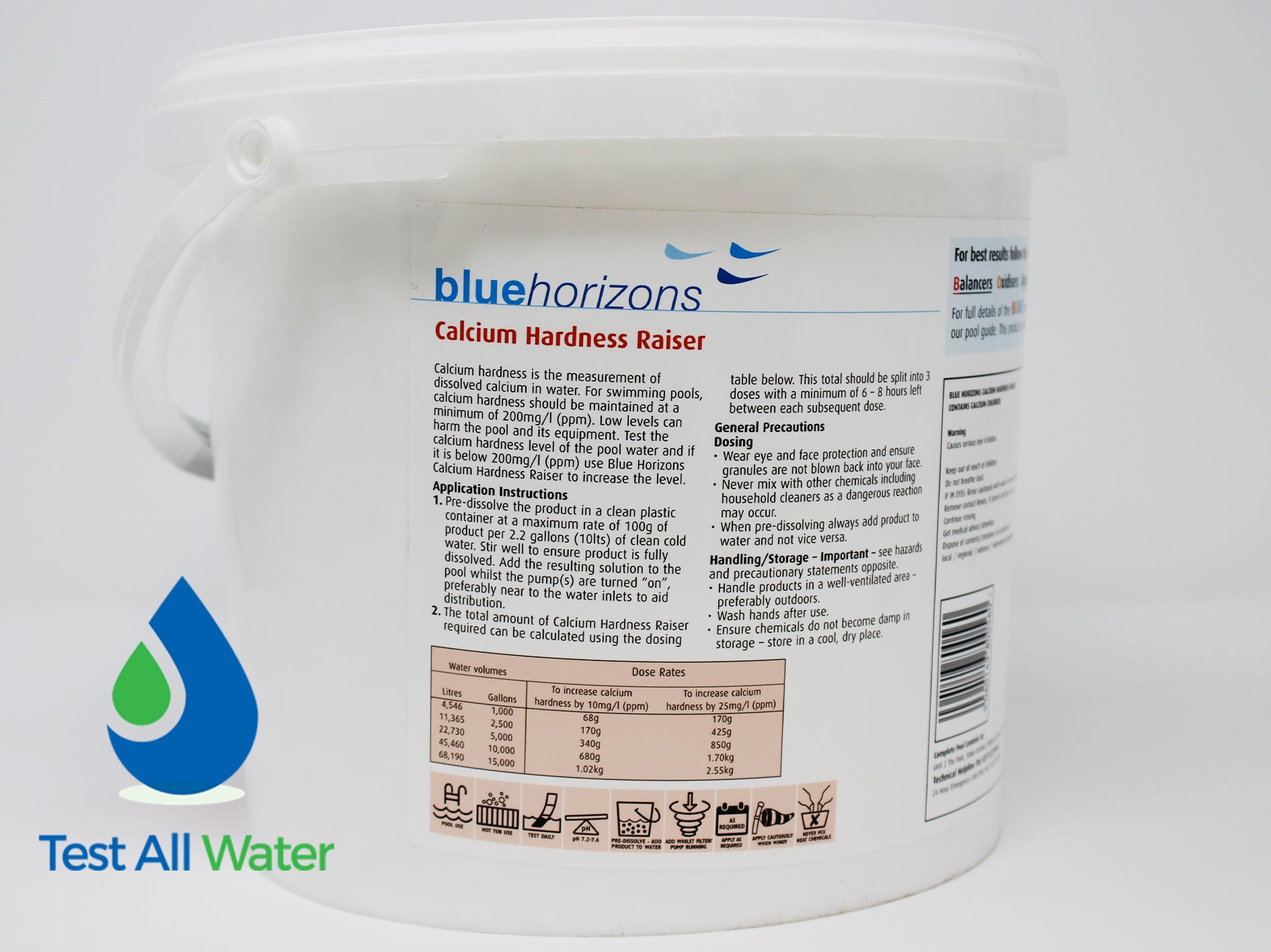 Blue Horizons Calcium Hardness Raiser 5kg - USE CHPLUS5OL / CHPLUS1OL as alternative