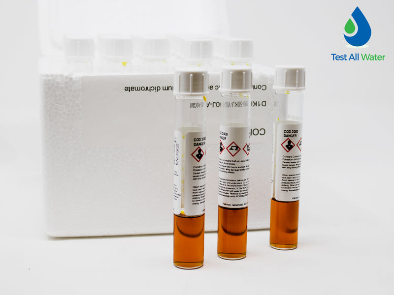 Palintest Chemical Oxygen Demand (COD) Tubetests. 50 - 2000 mg/L O2