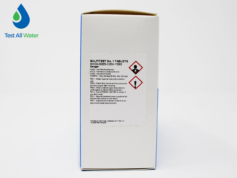 Palintest Sulphite Photometer Reagents