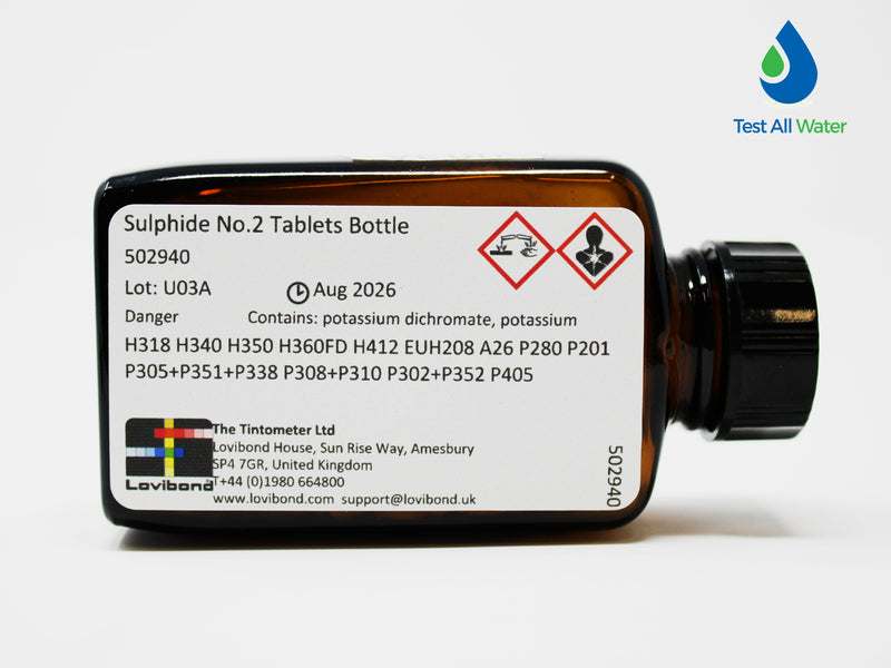 Lovibond Sulphide No.2 Tablets Bottle