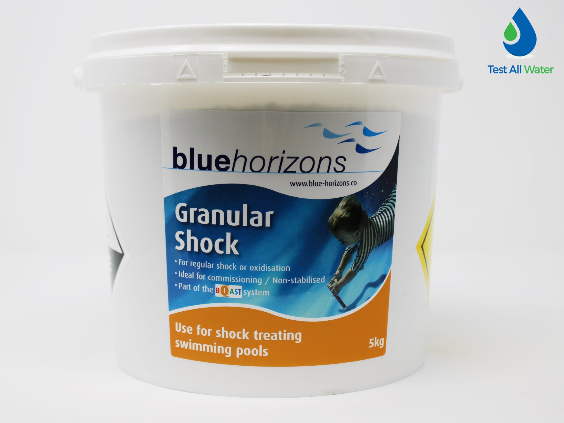Blue Horizons Granular Shock Chlorine 5kg (Use Test All Water SHGRAN5OL as alternative)