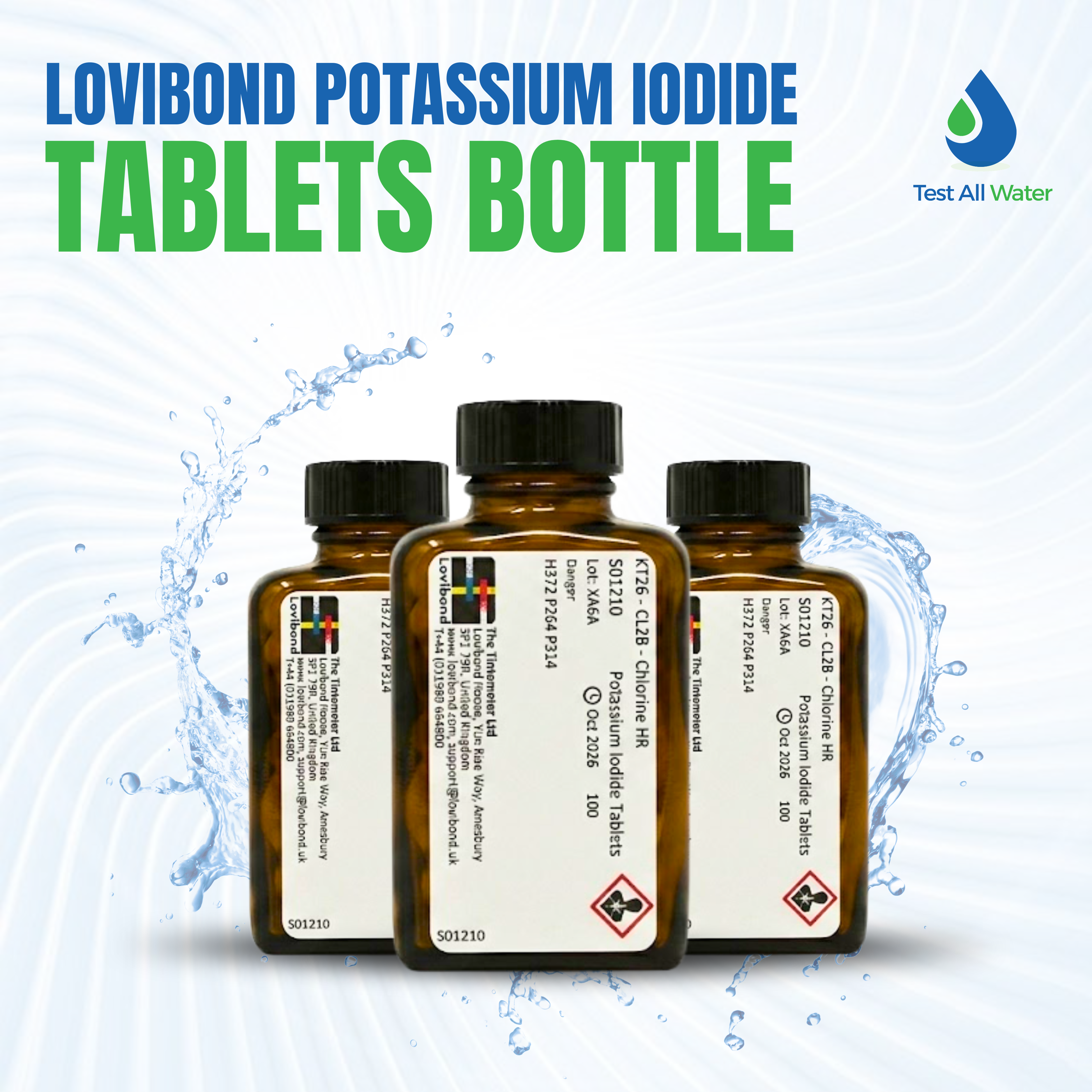 Lovibond Potassium Iodide Tablets Bottle