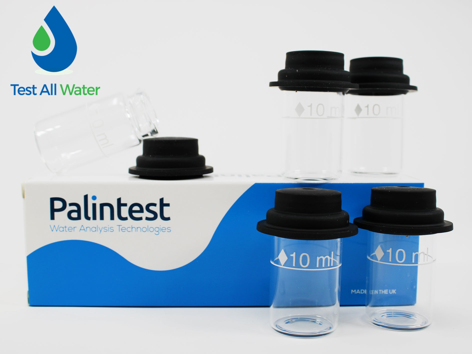 Palintest Glass Test Tubes Suitable for Lumsio, 3,4,6, Expert Photometers