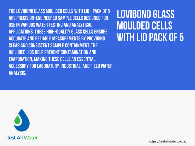 Lovibond Glass Moulded Cells with lid