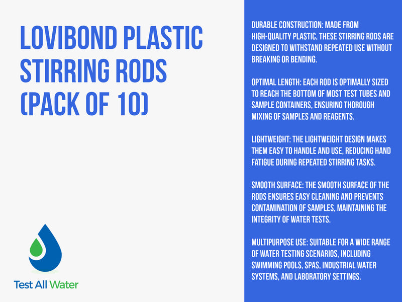 Lovibond Long Plastic Stirring Rods