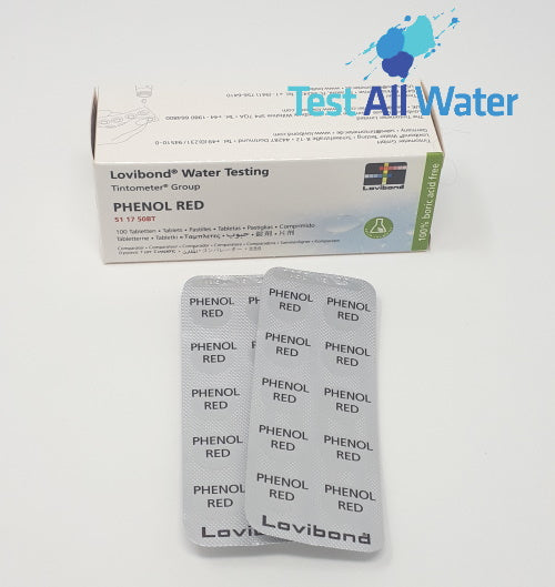 Lovibond Phenol Red Comparator Tablets