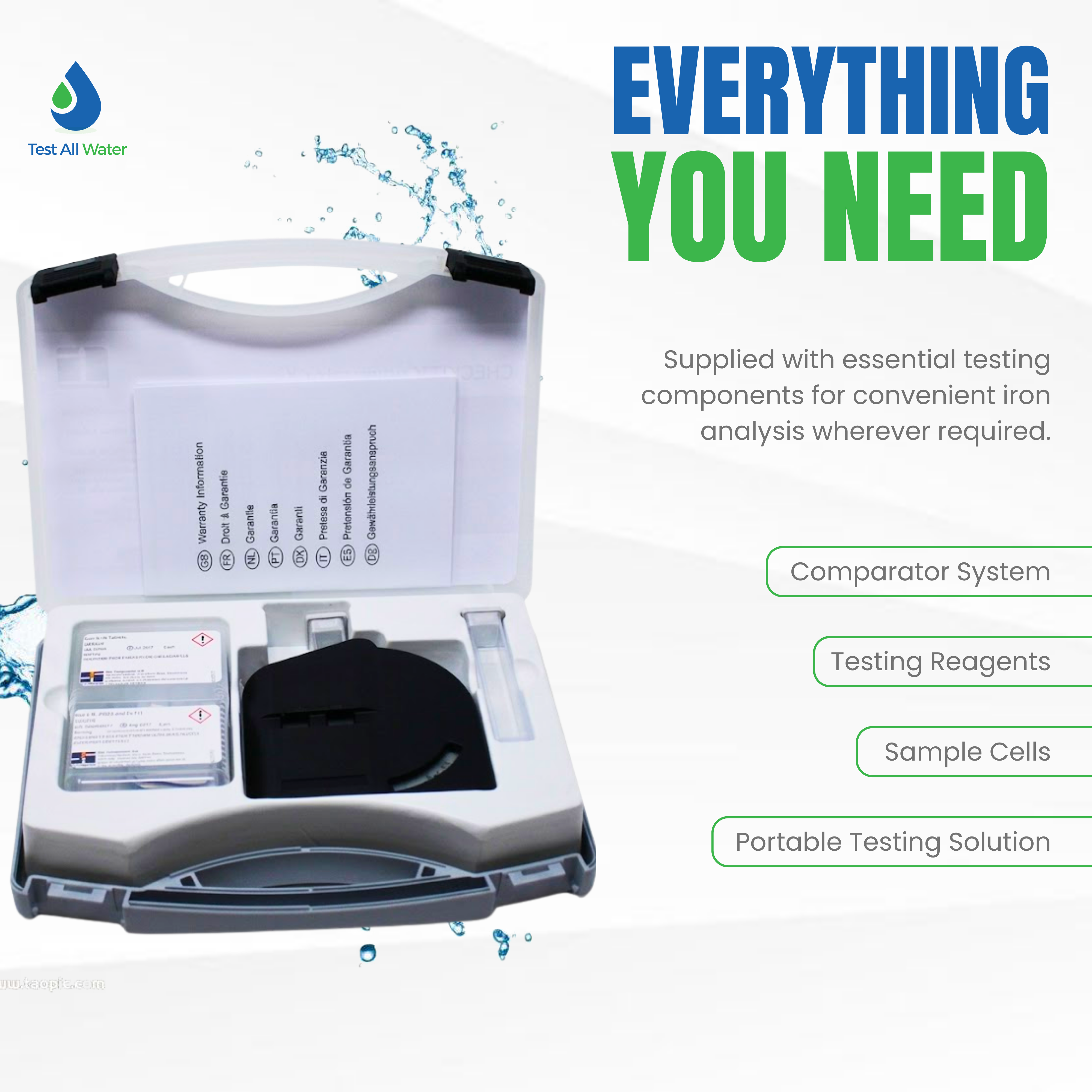 Lovibond Checkit®  Comparator Iron LR
