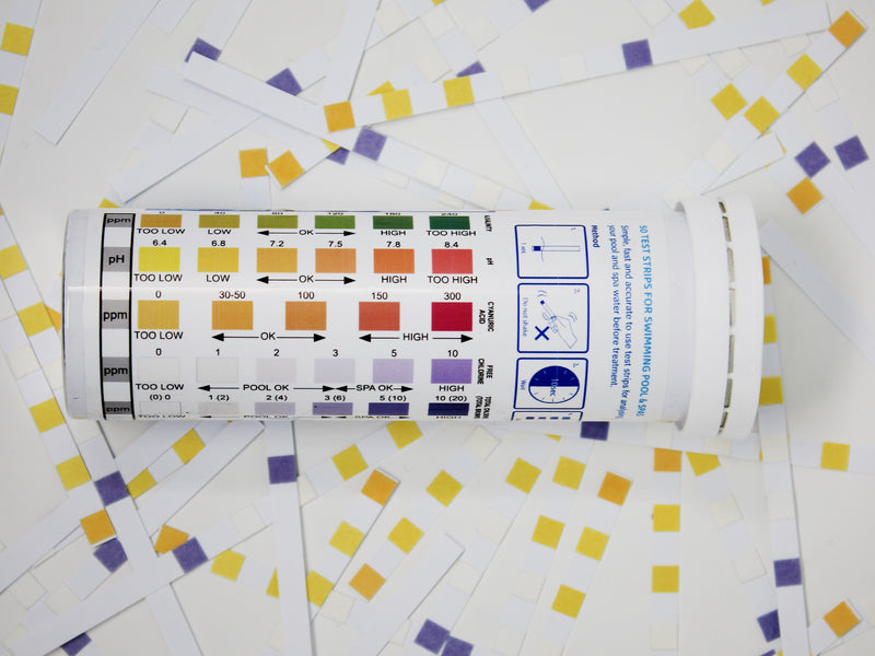 Test All Water 6 In 1 Hot Tub Test strips