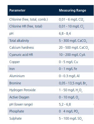 Lovibond MD150 13 Parameters in photometer
