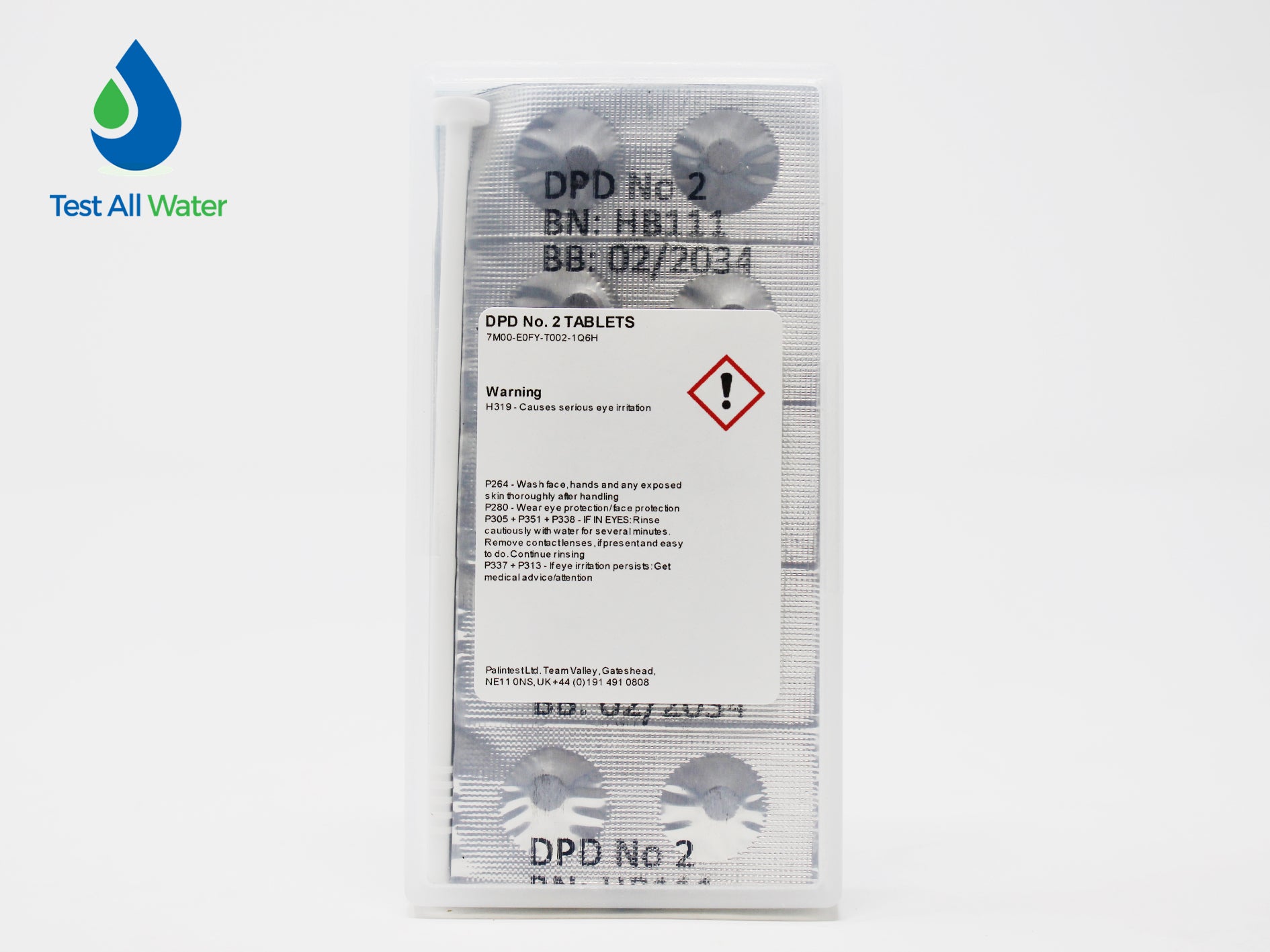 Palintest Chlorine DPD2 50 Tablets