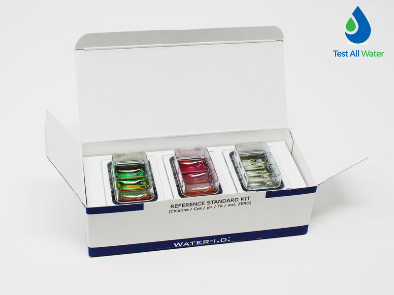 PoolLab 2.0 Reference-kit for chlorine, pH, CYA and TA
