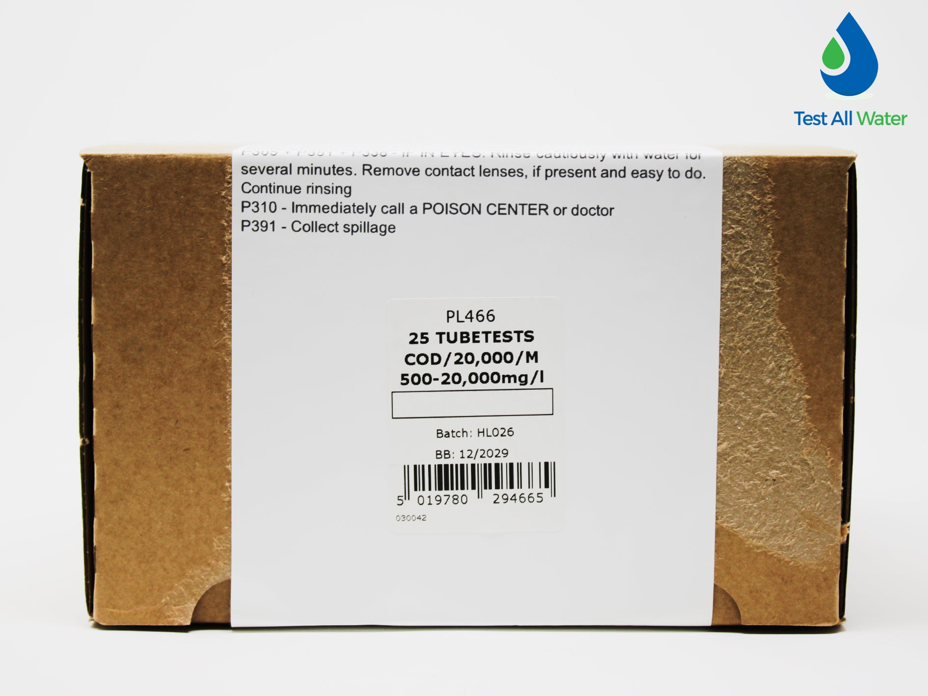 Palintest COD/20000/M 0-20000 mg/L O2 Tubetests