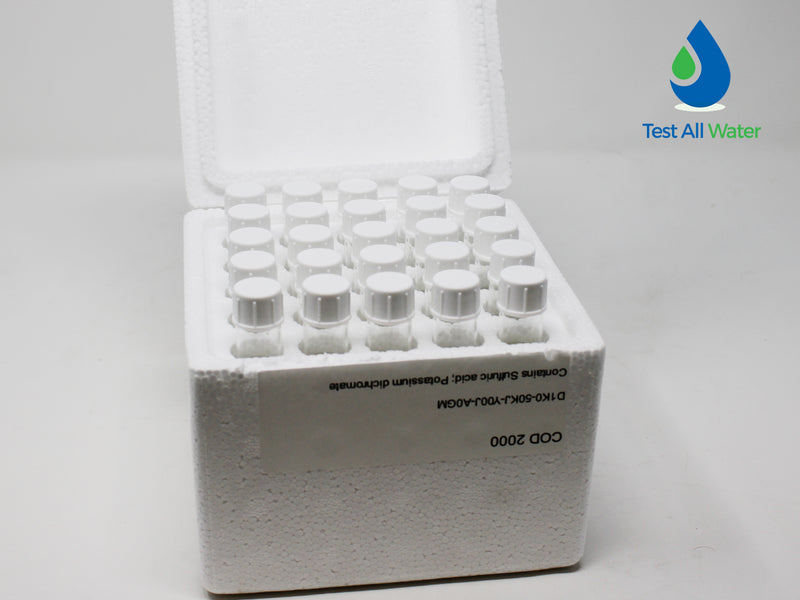 Palintest Chemical Oxygen Demand (COD) Tubetests. 50 - 2000 mg/L O2