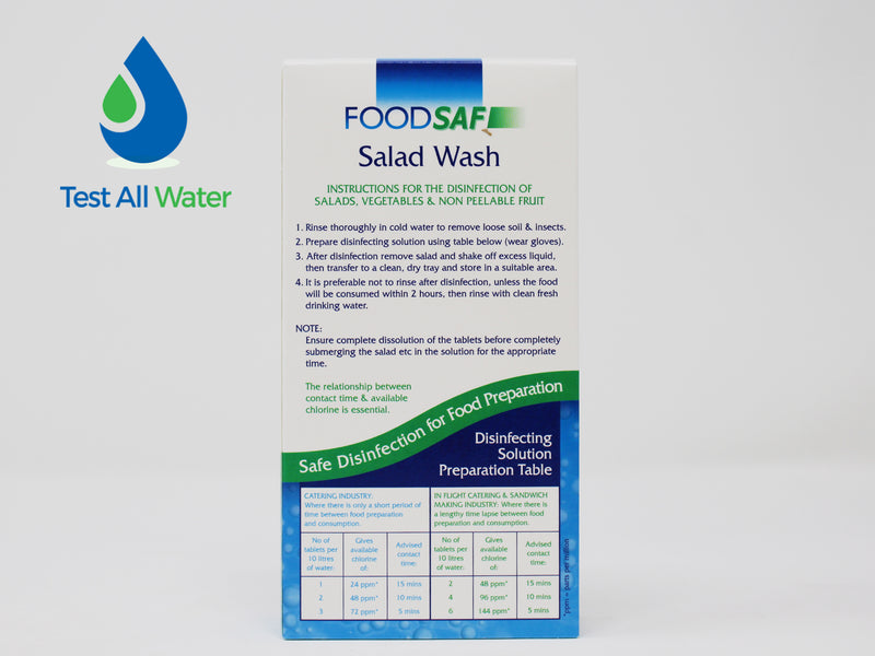 FoodSaf Salad Wash Tablets 0.4g