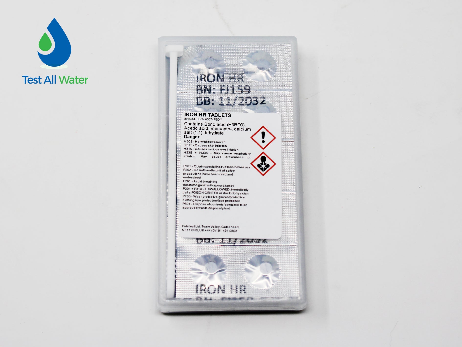 Palintest Iron High Range Reagents