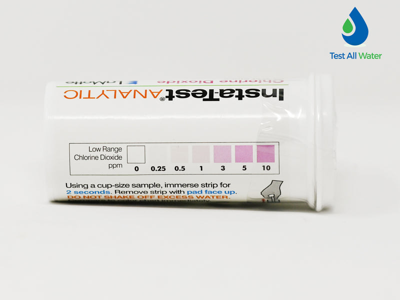 LaMotte Chlorine Dioxide Test Strips - Range 0-10