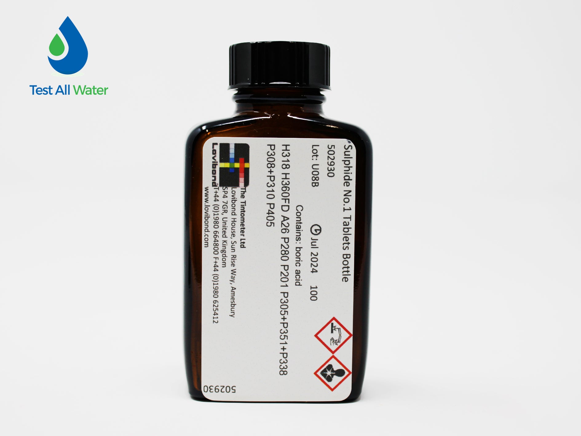 Lovibond Sulphide No.1 Tablets Bottle