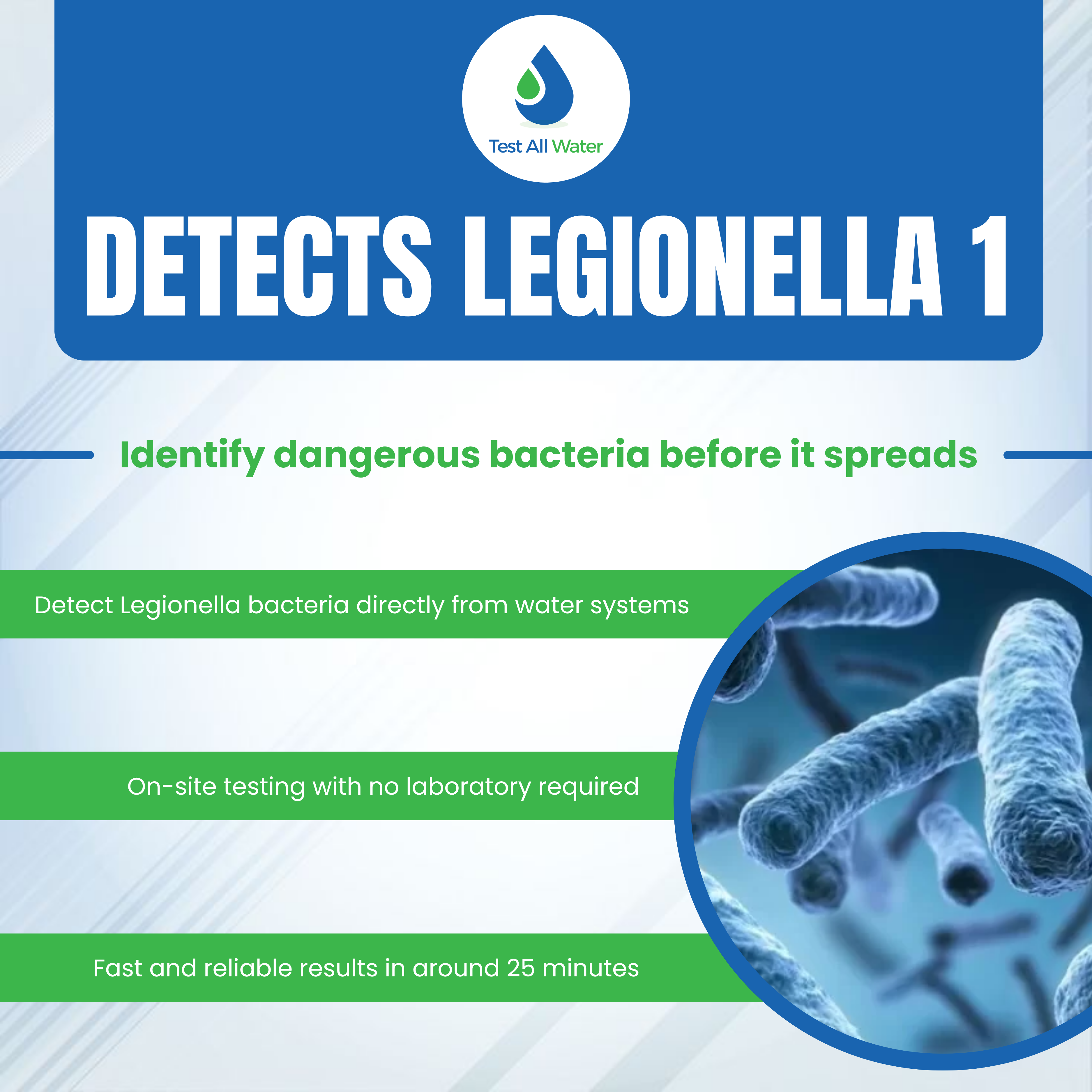 Hydrosense ONE Ultra Legionella Industrial Kit