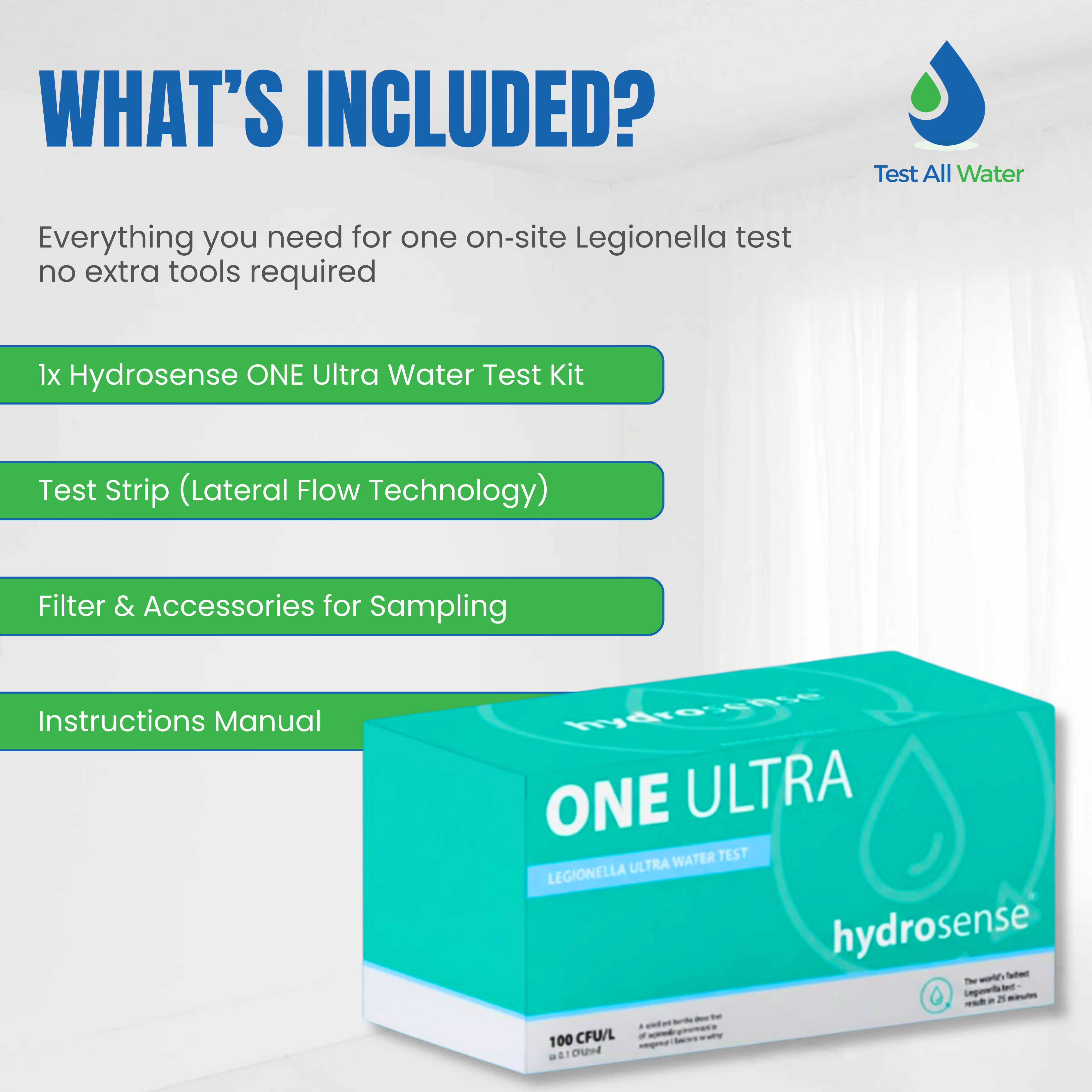 Hydrosense ONE Ultra Legionella Water Test