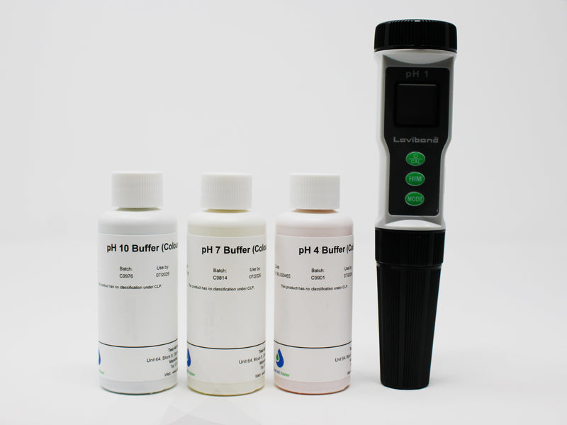 PH1 - pH/Temperature Meter c/w pH 4, 7 & 10 Solutions