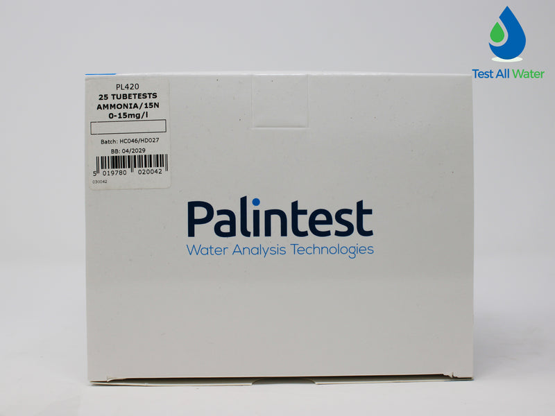 Palintest Ammonia Tubetests 0 - 15 mg/L N