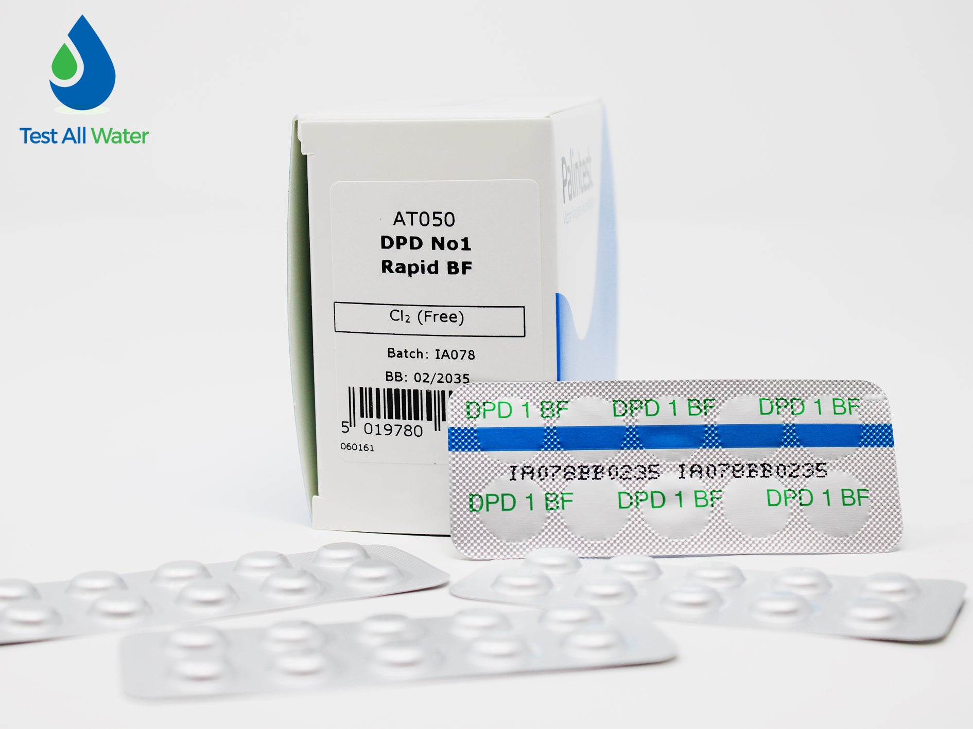 Palintest DPD No 1 Rapid Dissolve  250 Reagents(Boric Acid Free)