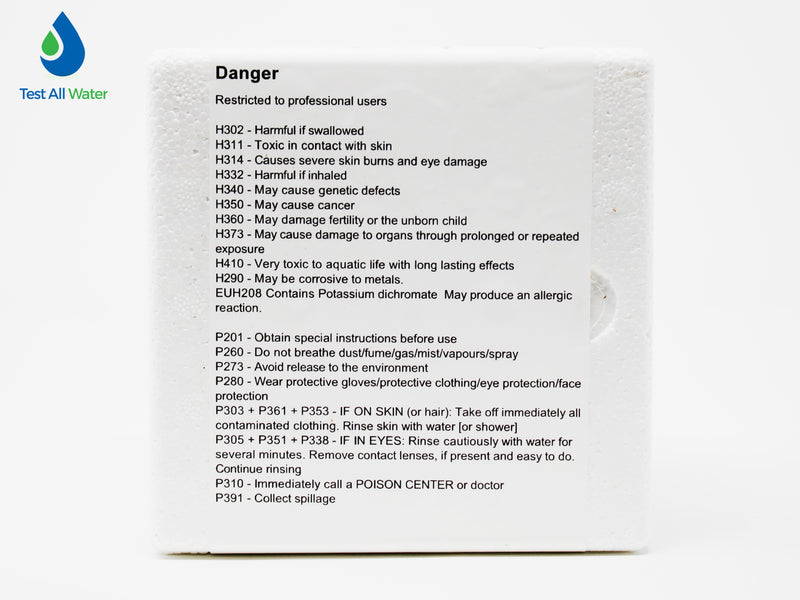Palintest COD/2000/M 0-2000 mg/L O2 Tubetest