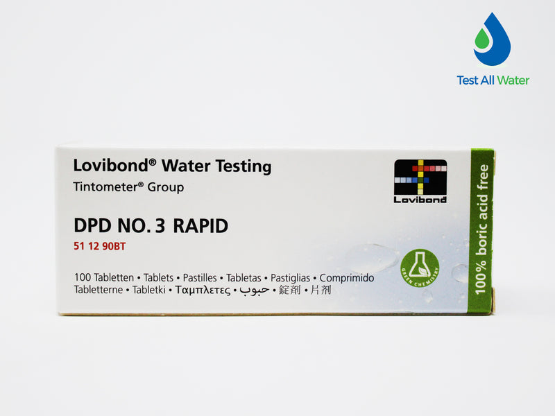 Lovibond DPD No 3 Rapid Dissolve Tablets