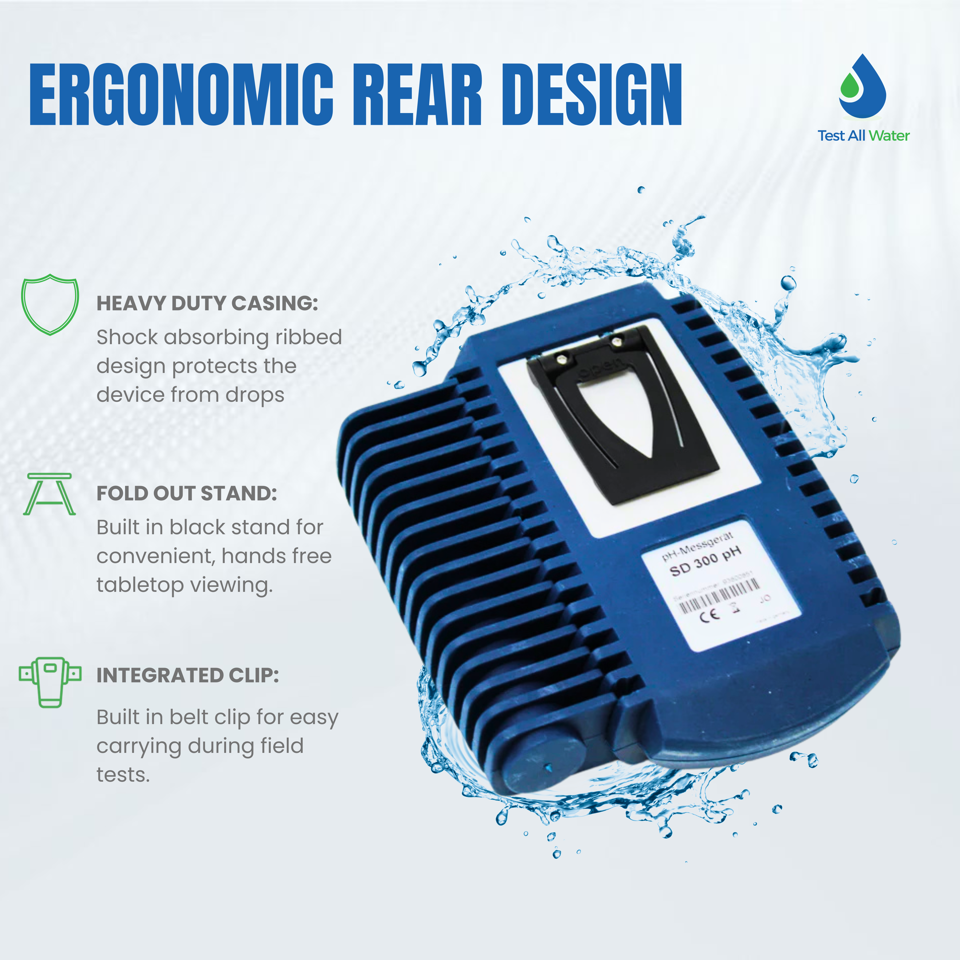 SD300 PH Meter With pH-electrode