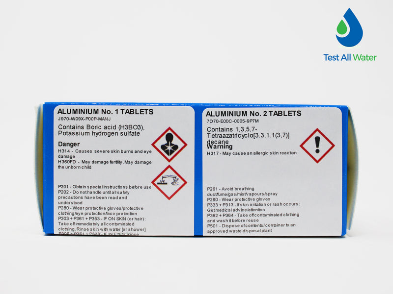 Palintest Aluminium Tablets