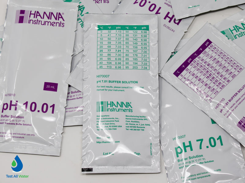 Hanna Instruments-770710P Combination Buffer Kit 10.01 & 7.01 pH  5 x 5 20ml Sachets