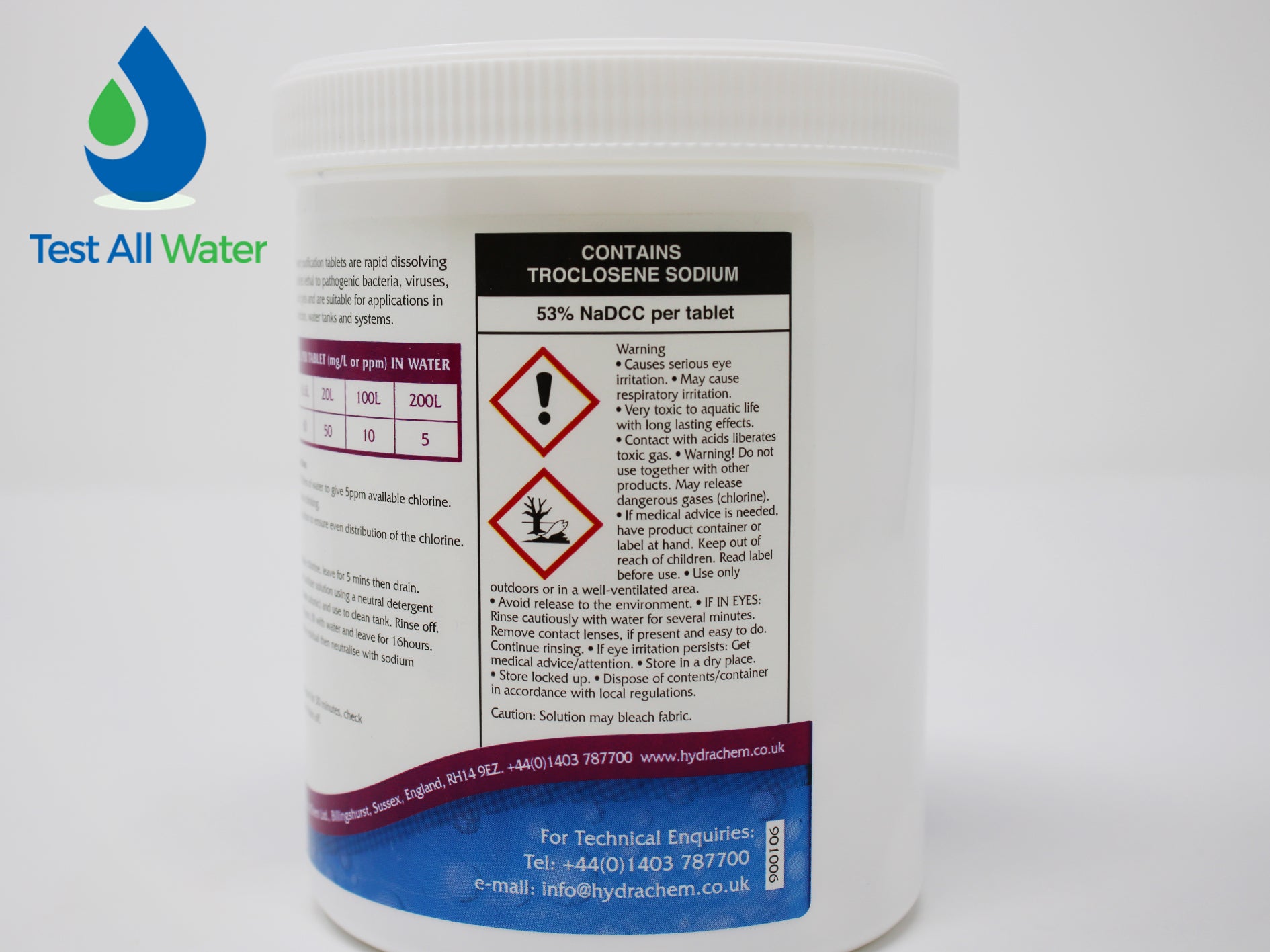 Oasis 1000 Water Purification Tablets