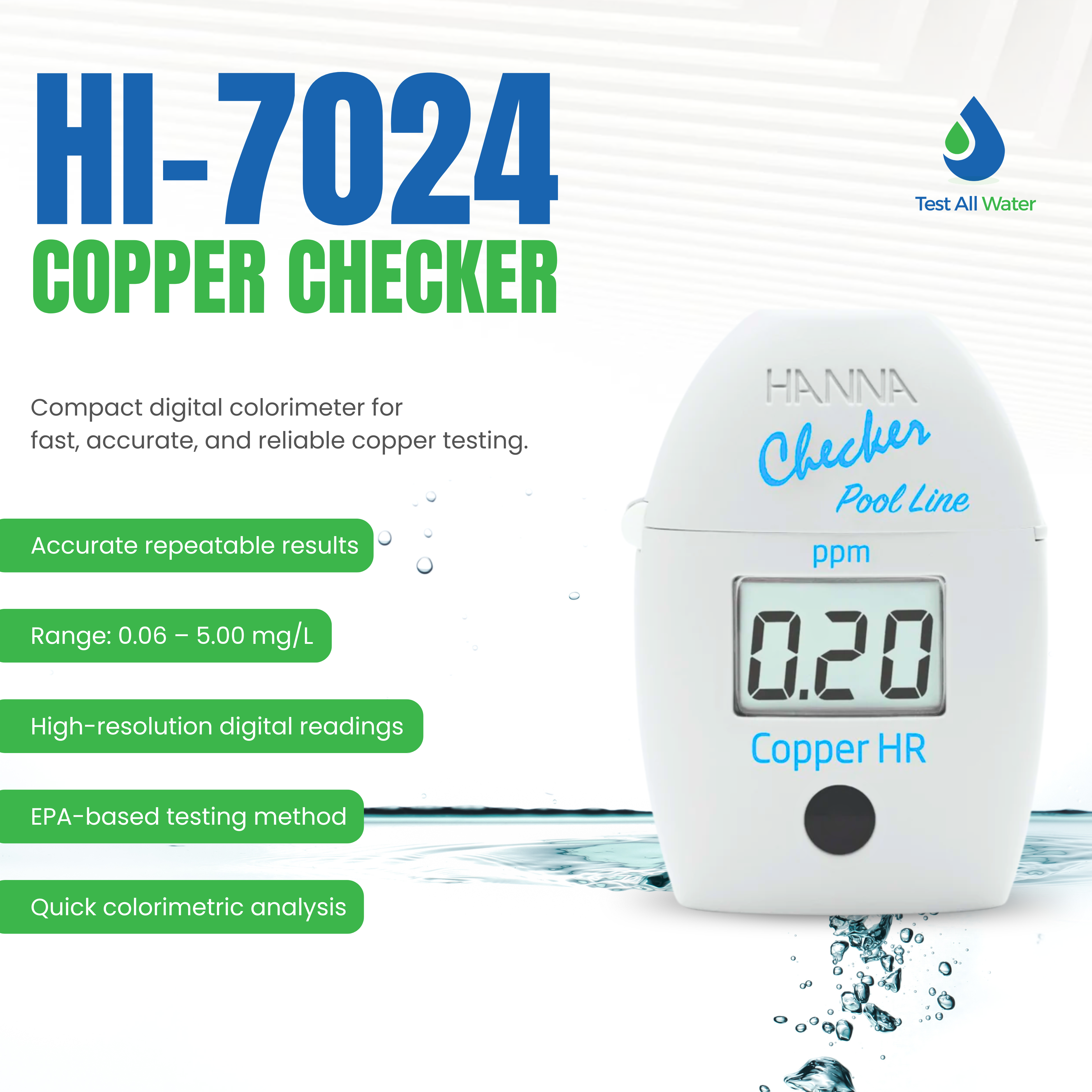 Hanna Instruments HI-7024 Copper Checker