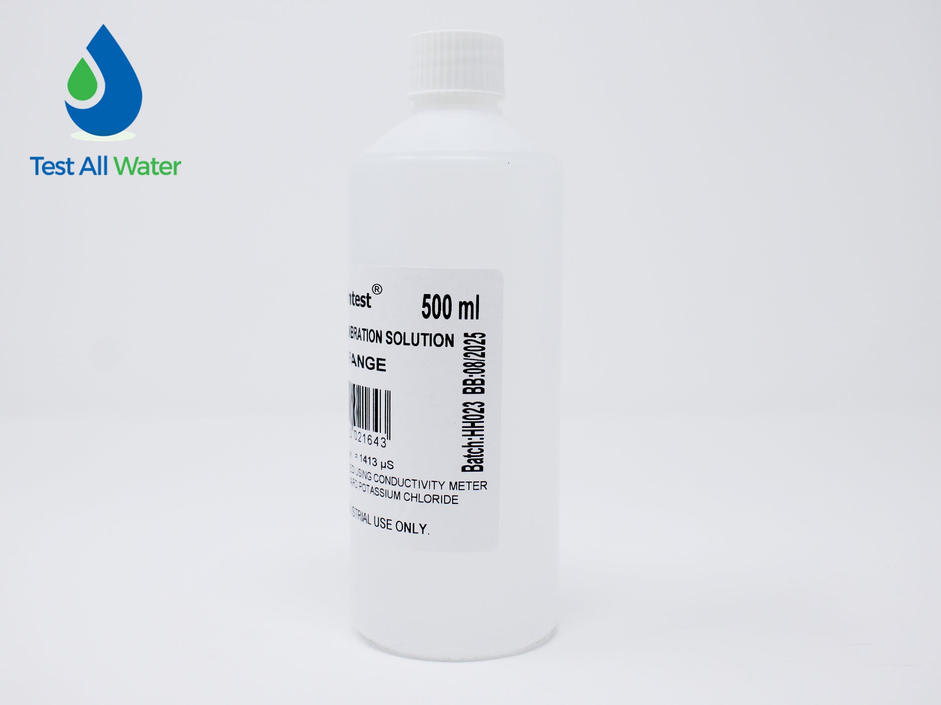 Palintest Conductivity Solution, Mid Range, 1412ÂµS/cm, 500ml