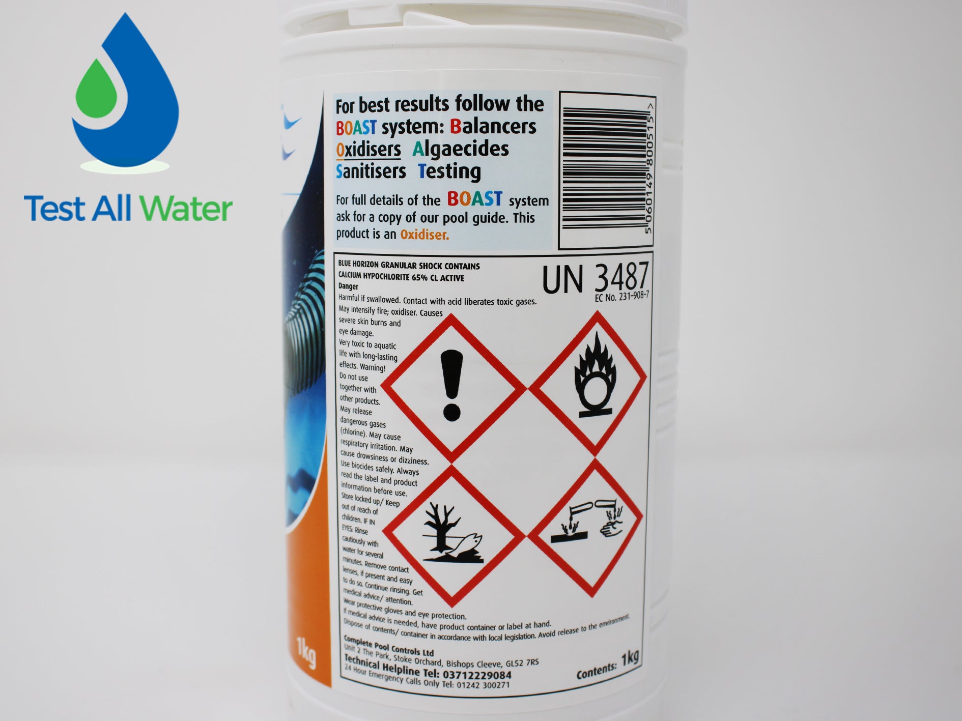 Blue Horizons Chlorine Shock Pot 1kg - Use SHGRAN1OL if out of stock