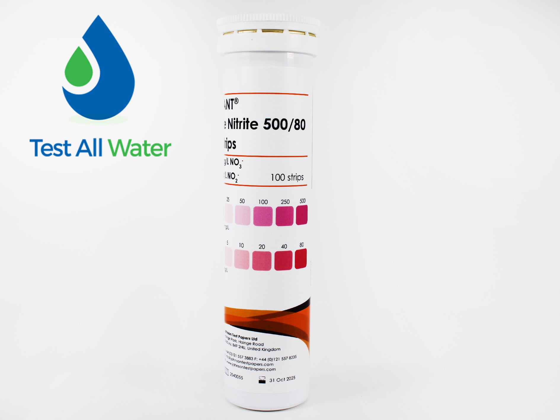 Nitrate/Nitrite Test Strips 80/500
