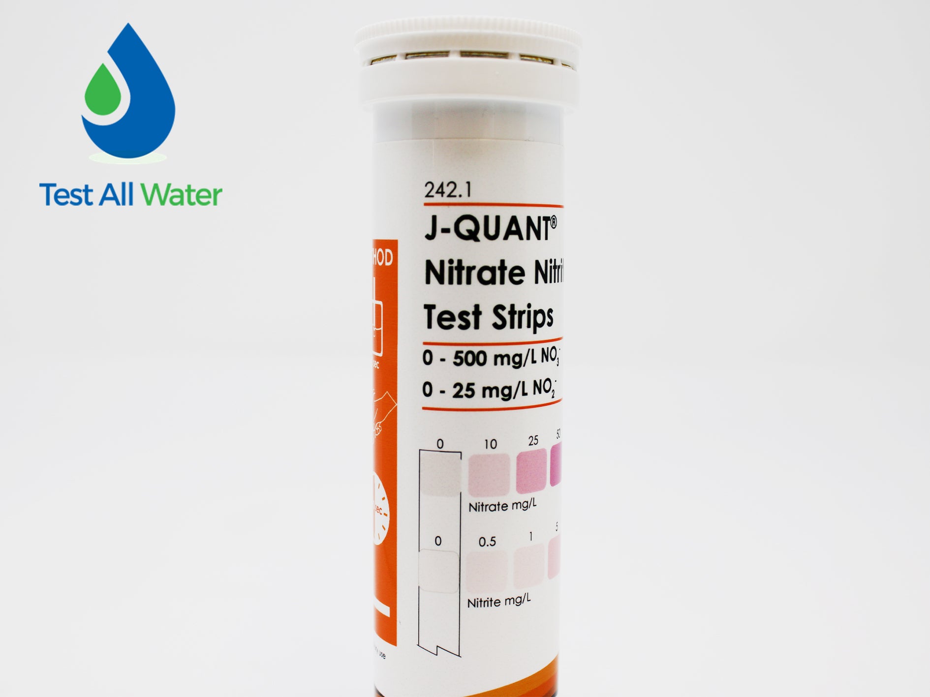 J-QUANT Nitrate/Nitrite 25-500 Test Strips