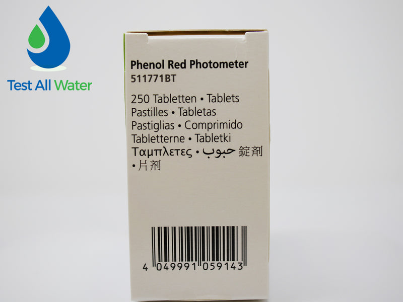 Lovibond Phenol Red Rapid Dissolve Tablets