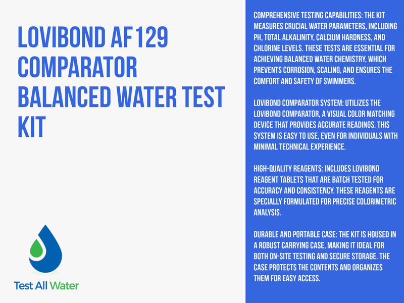 Lovibond AF129 Comparator Balanced Water Test Kit