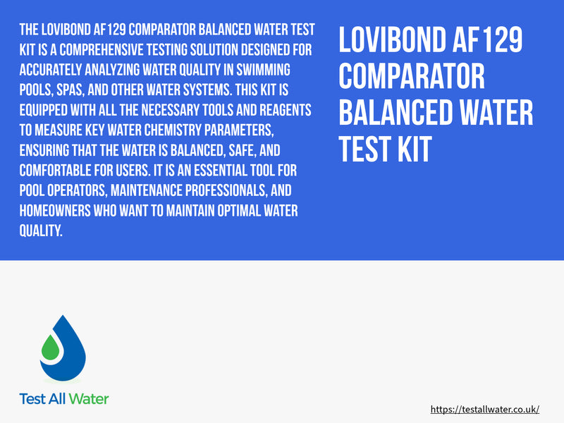 Lovibond AF129 Comparator Balanced Water Test Kit