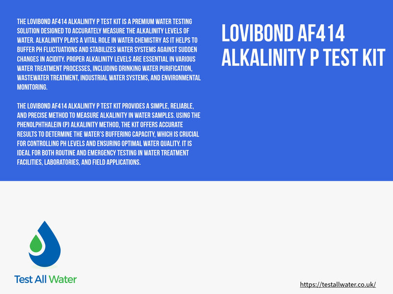 Lovibond AF414 Alkalinity P Test Kit