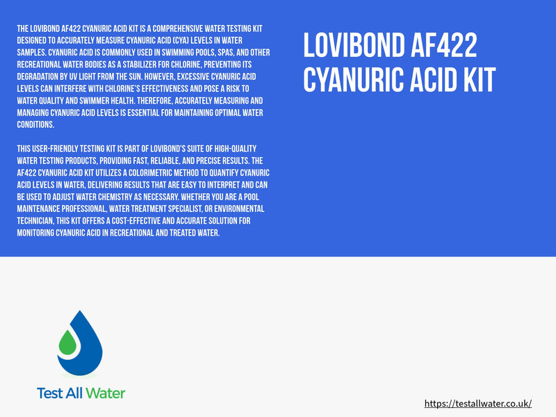 Lovibond AF422 Cyanuric Acid Kit