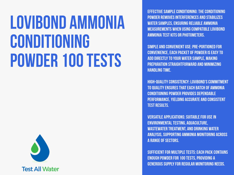 Lovibond Ammonia Conditioning Powder 100 Tests