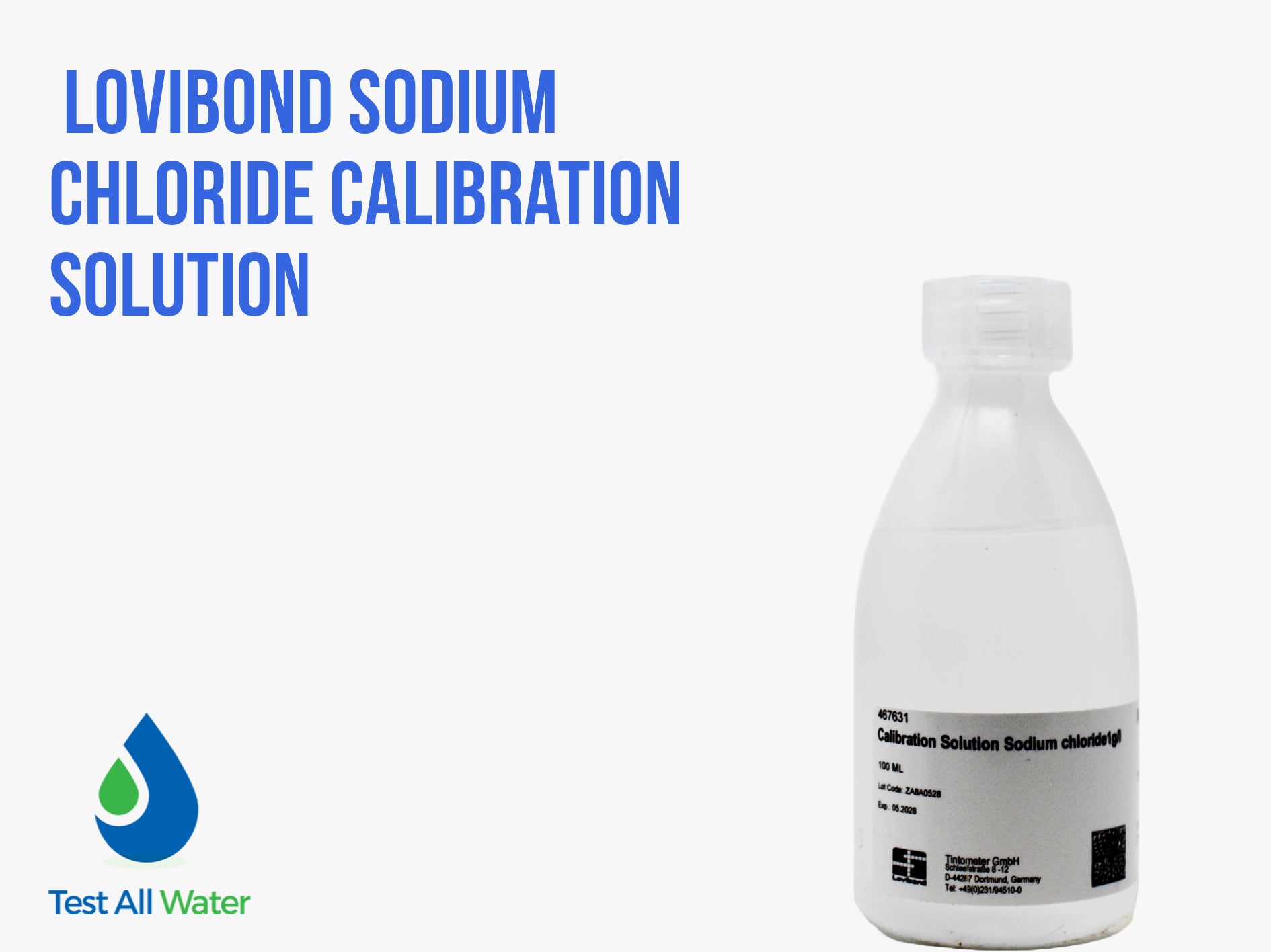 Lovibond Sodium Chloride Calibration Solution (NACL)