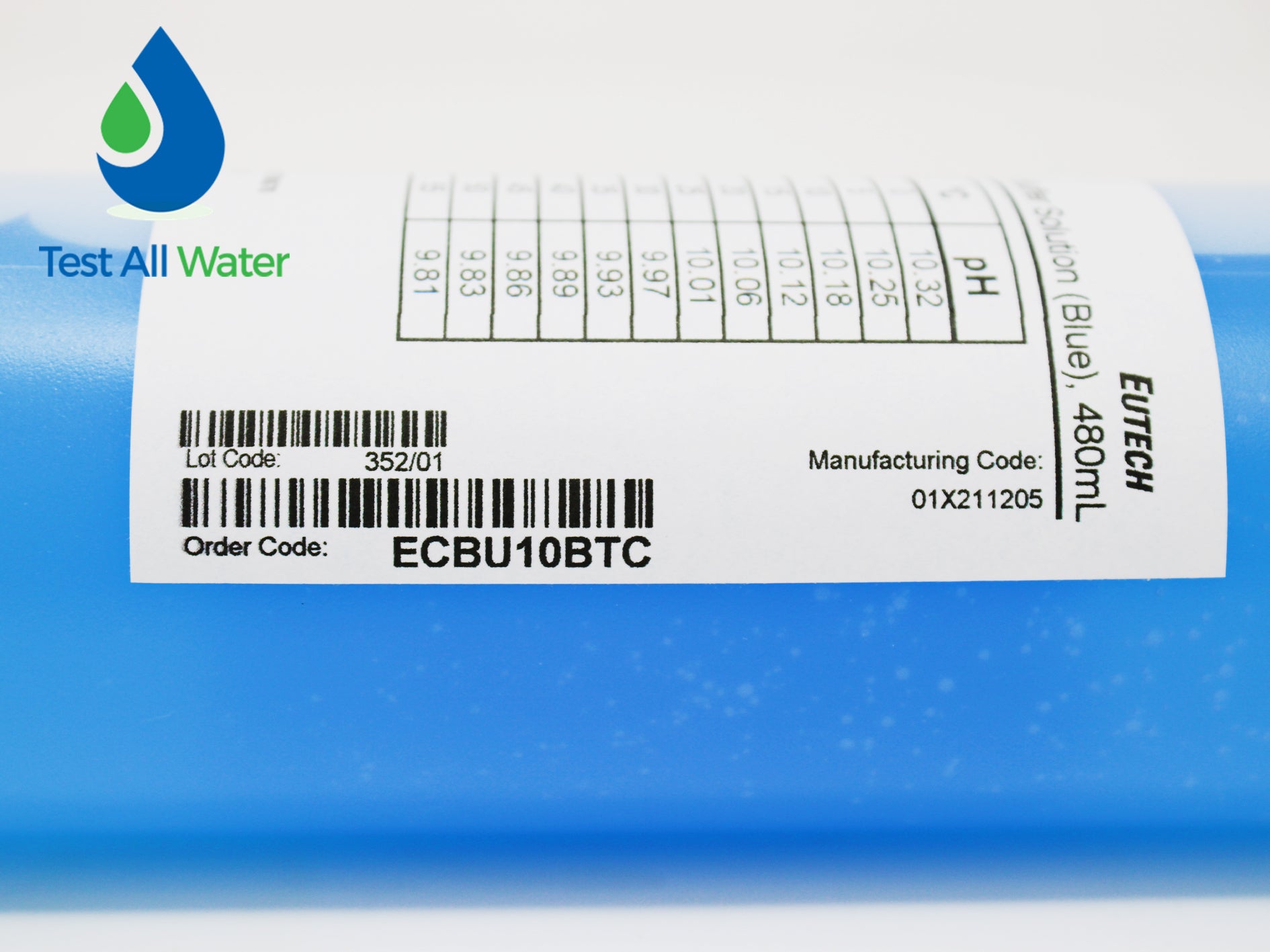 Eutech pH 10.01  Buffer Solution - 480ml