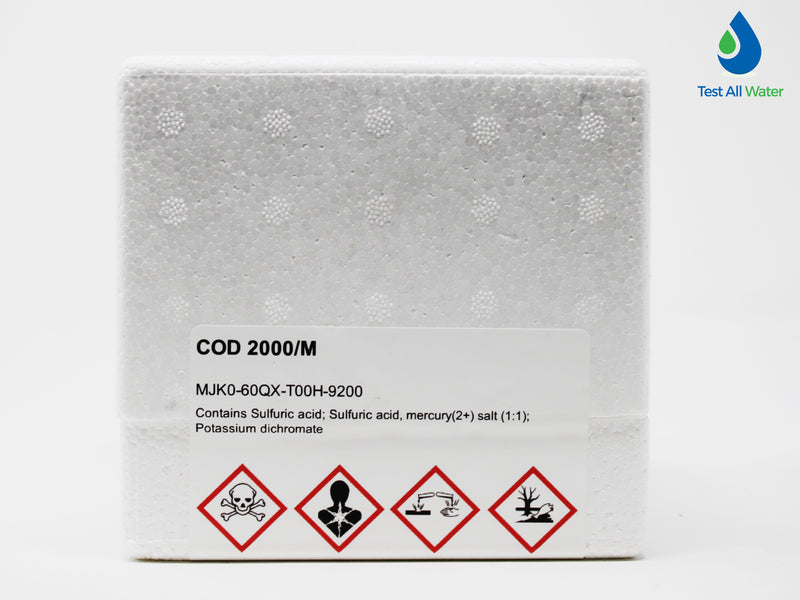 Palintest COD/2000/M 0-2000 mg/L O2 Tubetest