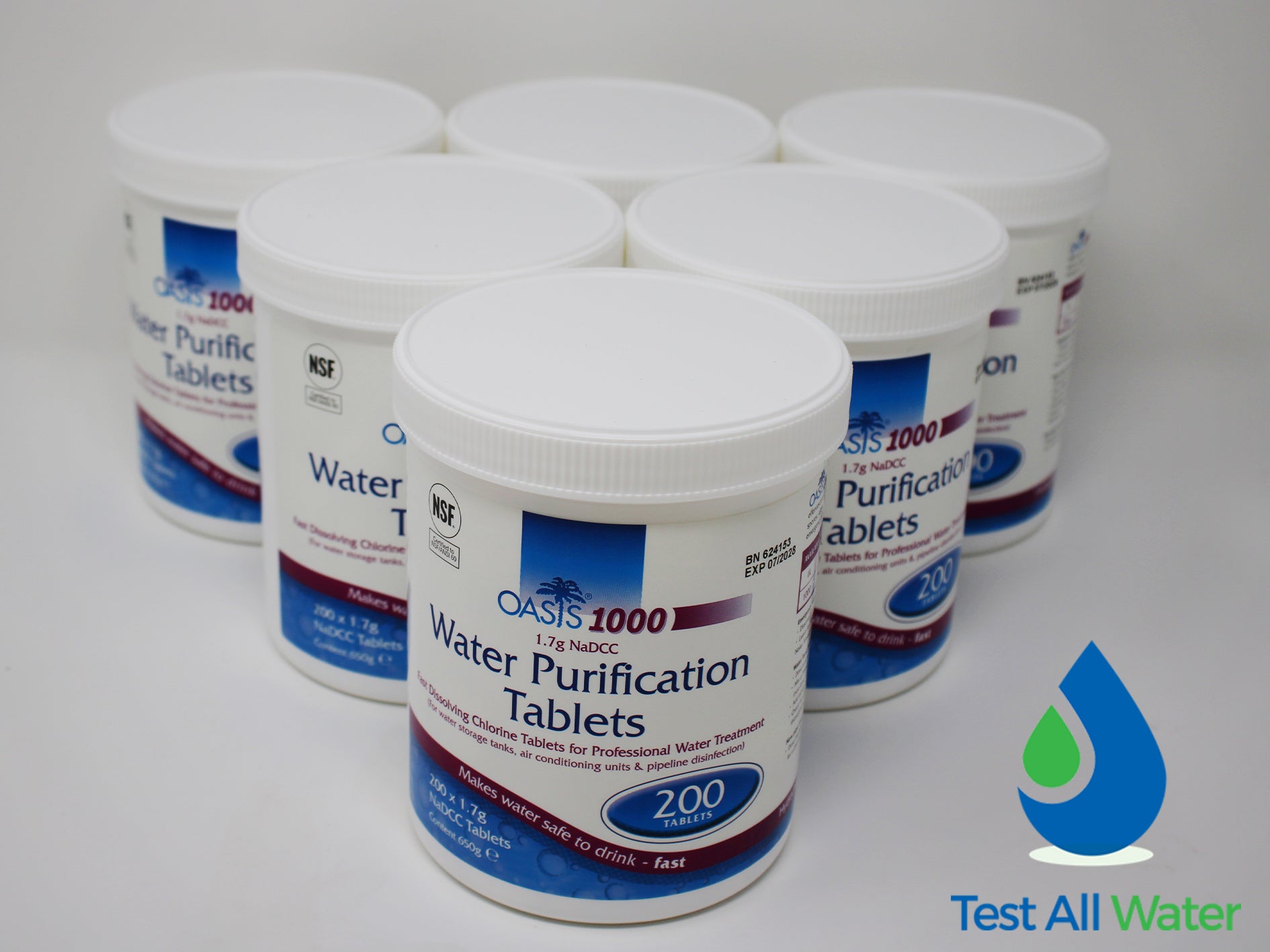Oasis 1000 Water Purification Tablets
